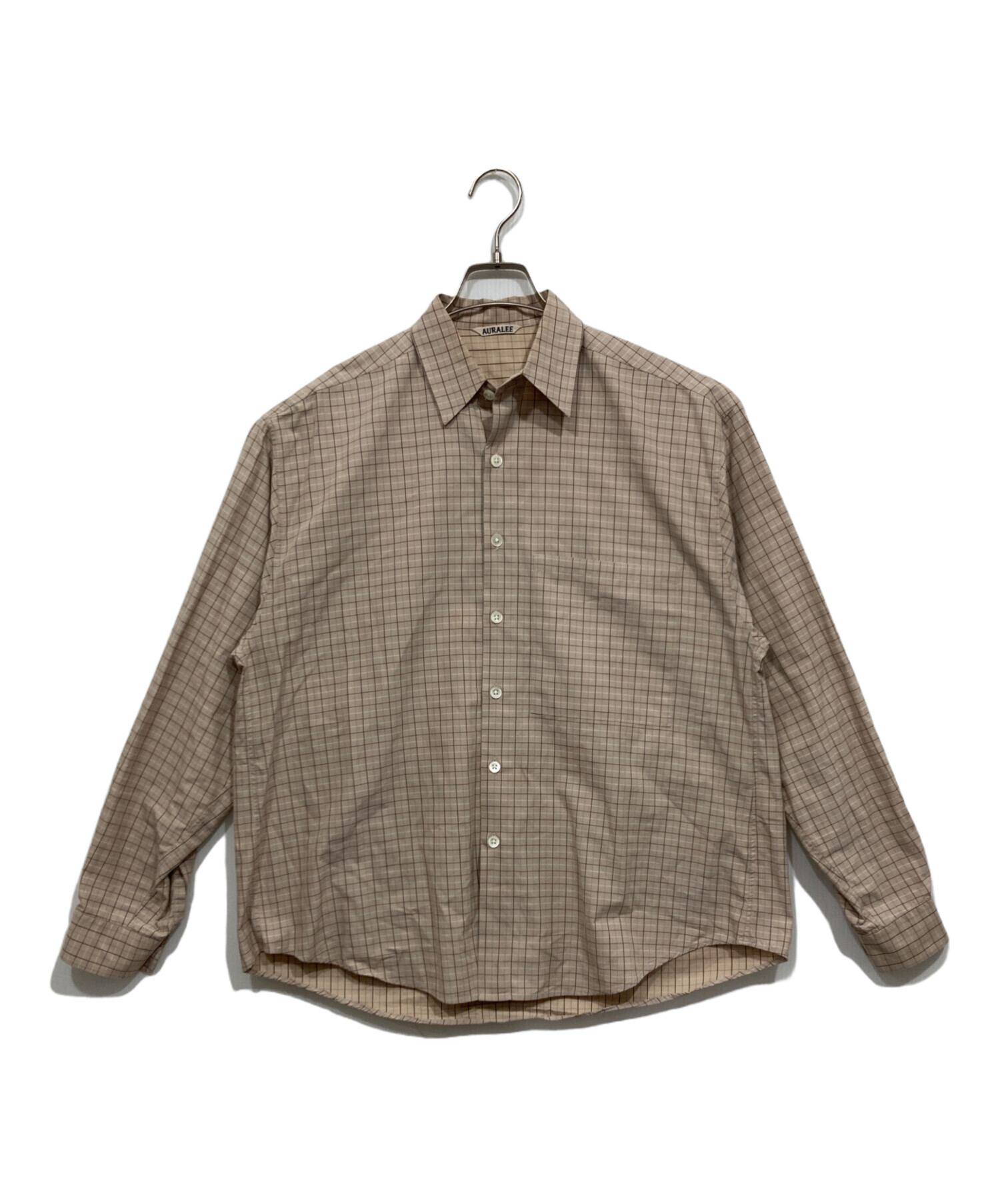 中古・古着通販】AURALEE (オーラリー) WASHED FINX TWILL BIG SHIRTS 