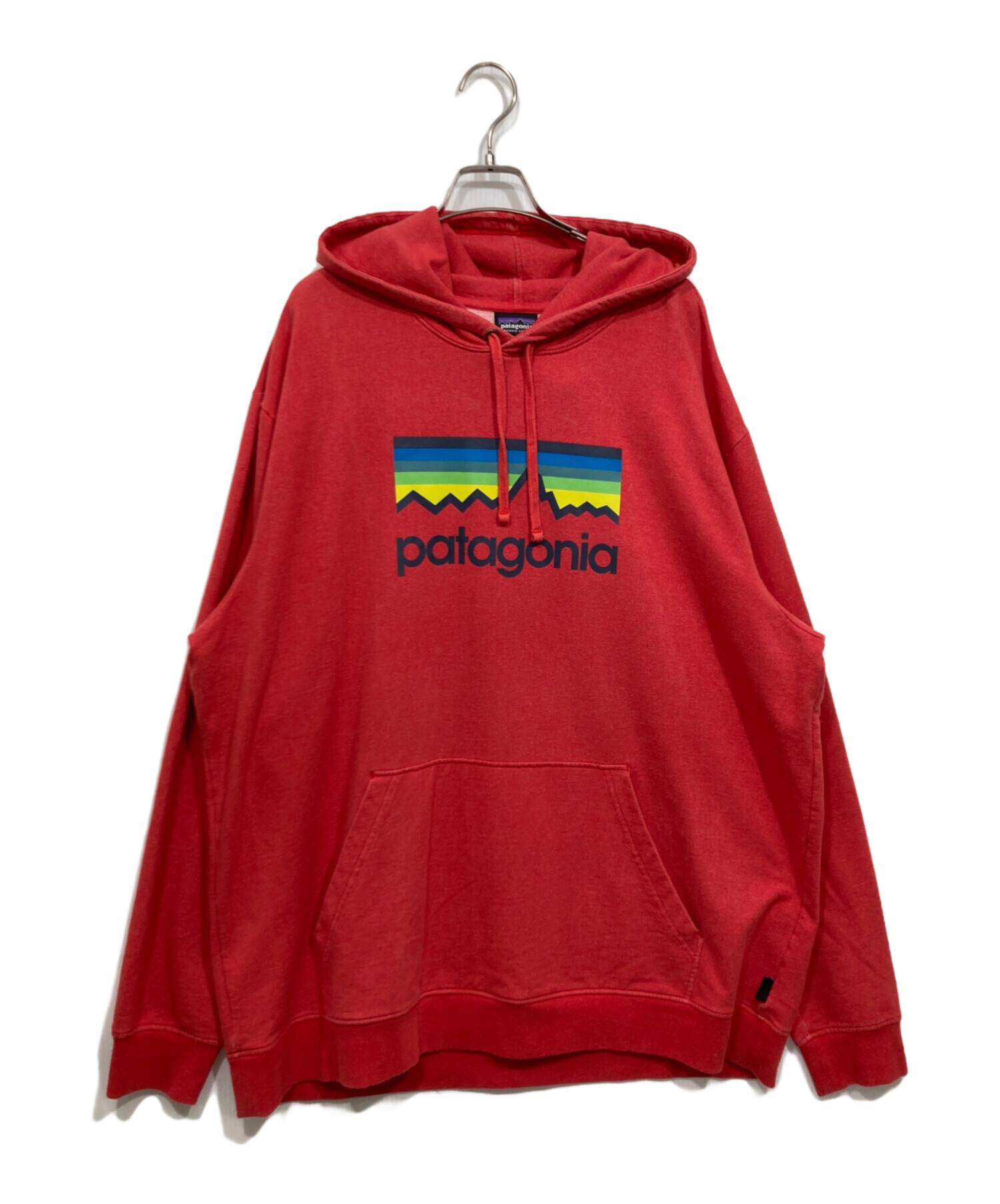 【ゆったりサイズ✨】パタゴニア メンズ ナイロンパーカー XXL レッド 赤系 中古・古着通販】Patagonia (パタゴニア) プルオーバーパーカー レッド