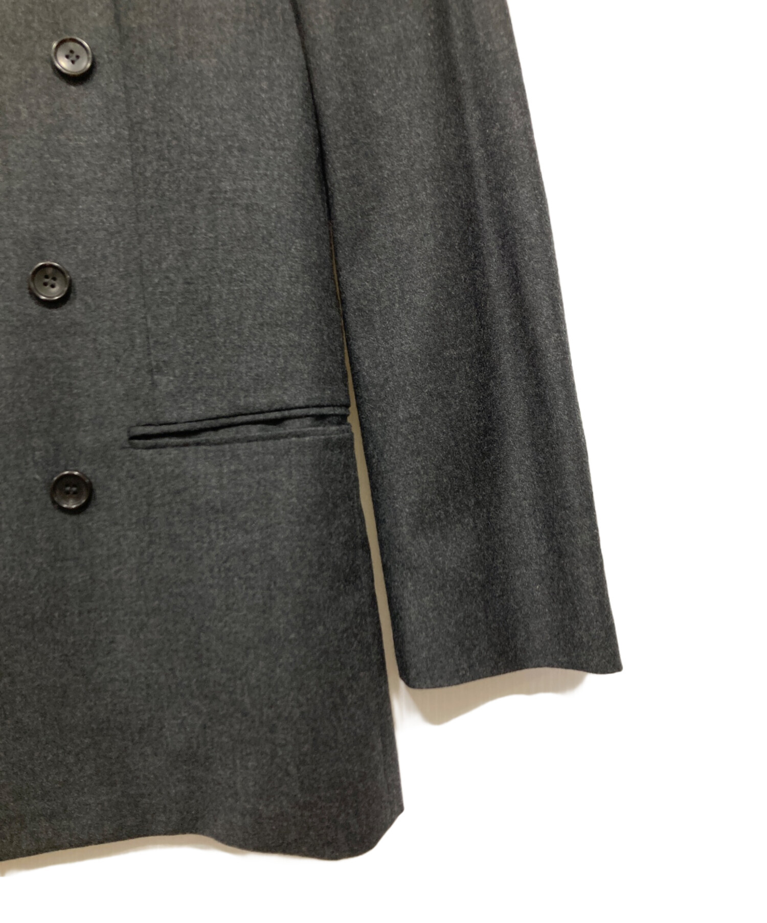 中古・古着通販】theory (セオリー) SLEEK FLANNEL BOXY DB JKT/ウール