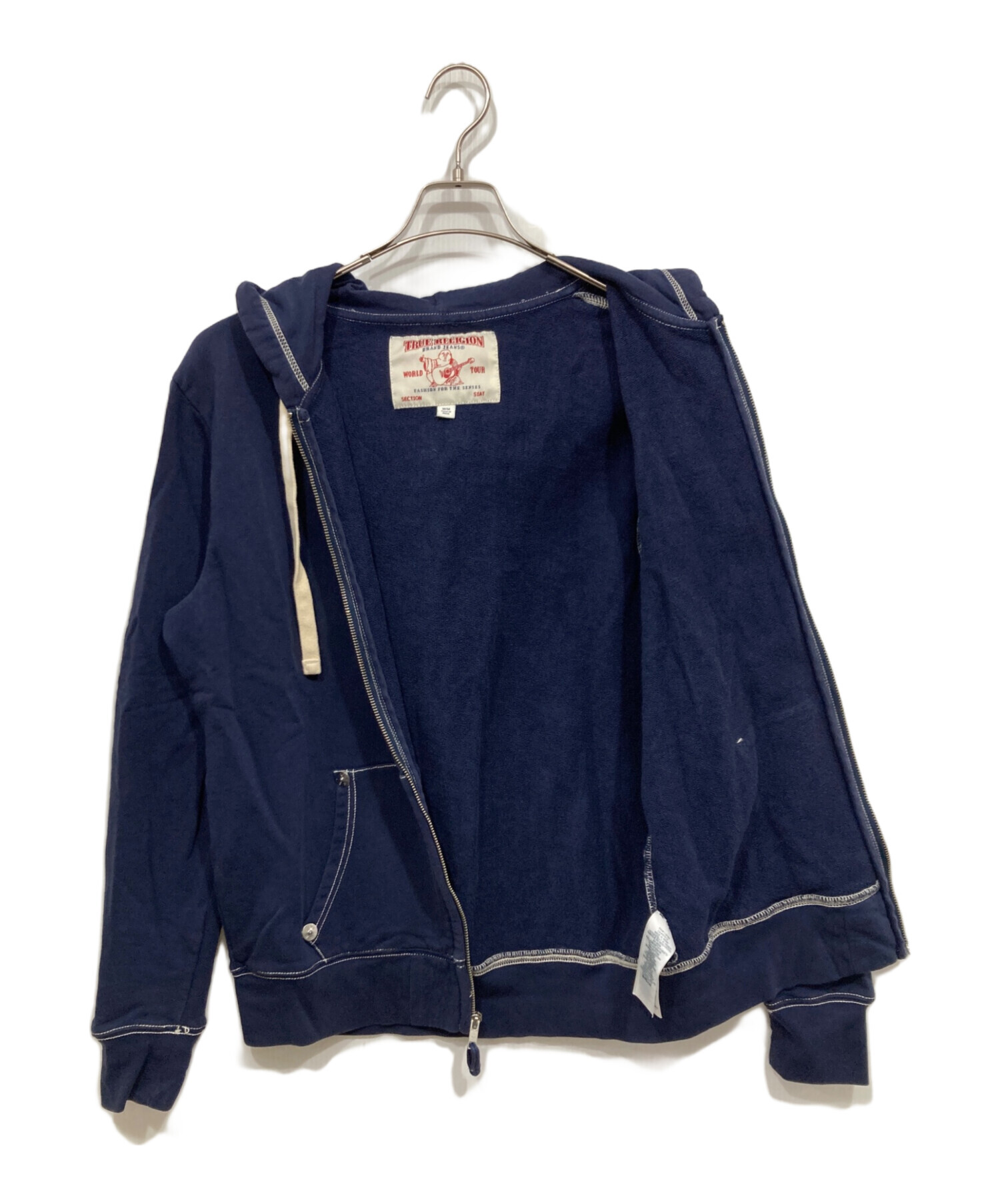 中古・古着通販】TRUE RELIGION (トゥルー レリジョン) ジップパーカー 