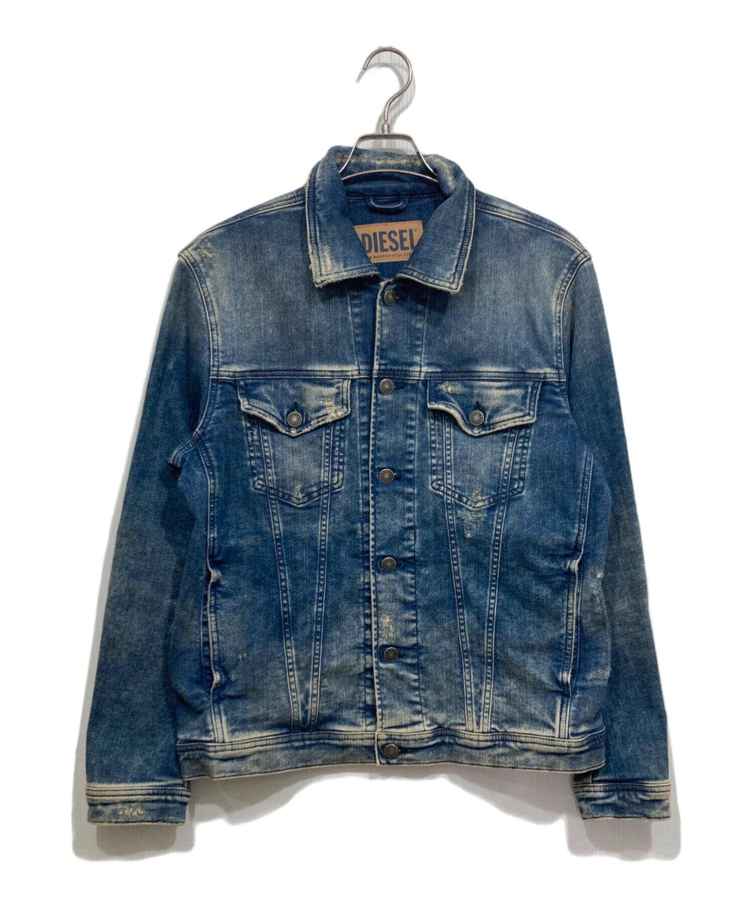 中古・古着通販】DIESEL (ディーゼル) ストレッチデニムジャケット 