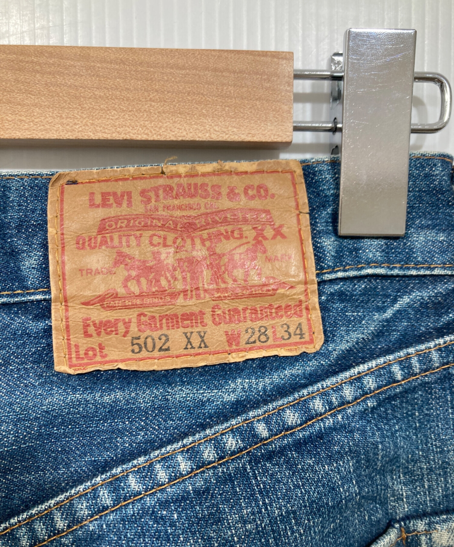 中古・古着通販】LEVI'S (リーバイス) 502xx デニムパンツ インディゴ