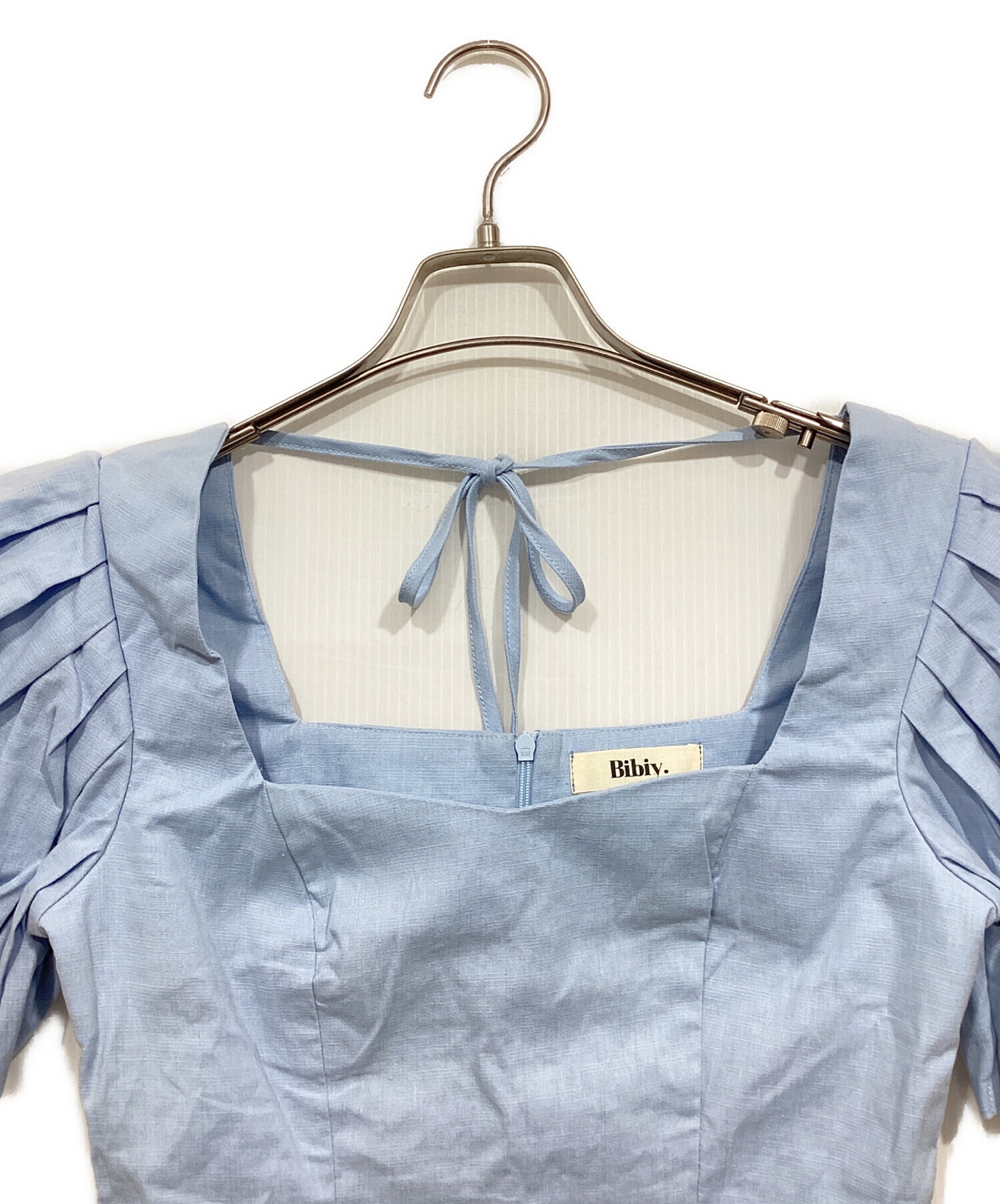 中古・古着通販】Bibiy. (ビビィ) バルーン袖ミニ半袖ワンピース 