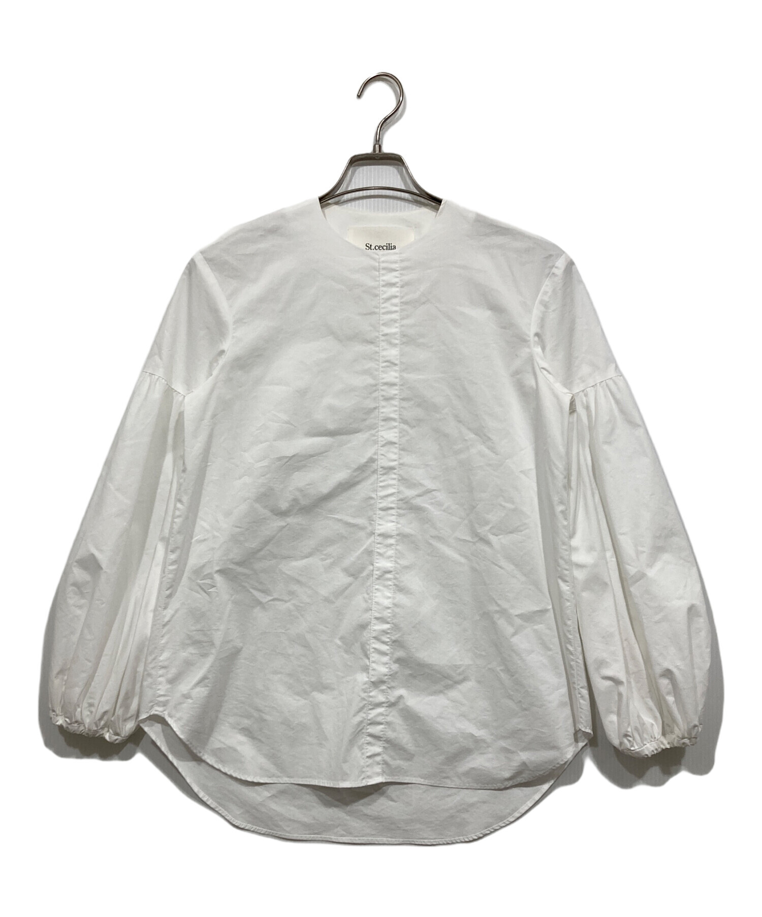 中古・古着通販】St.cecilia (セントセシリア) 長袖ブラウス ホワイト