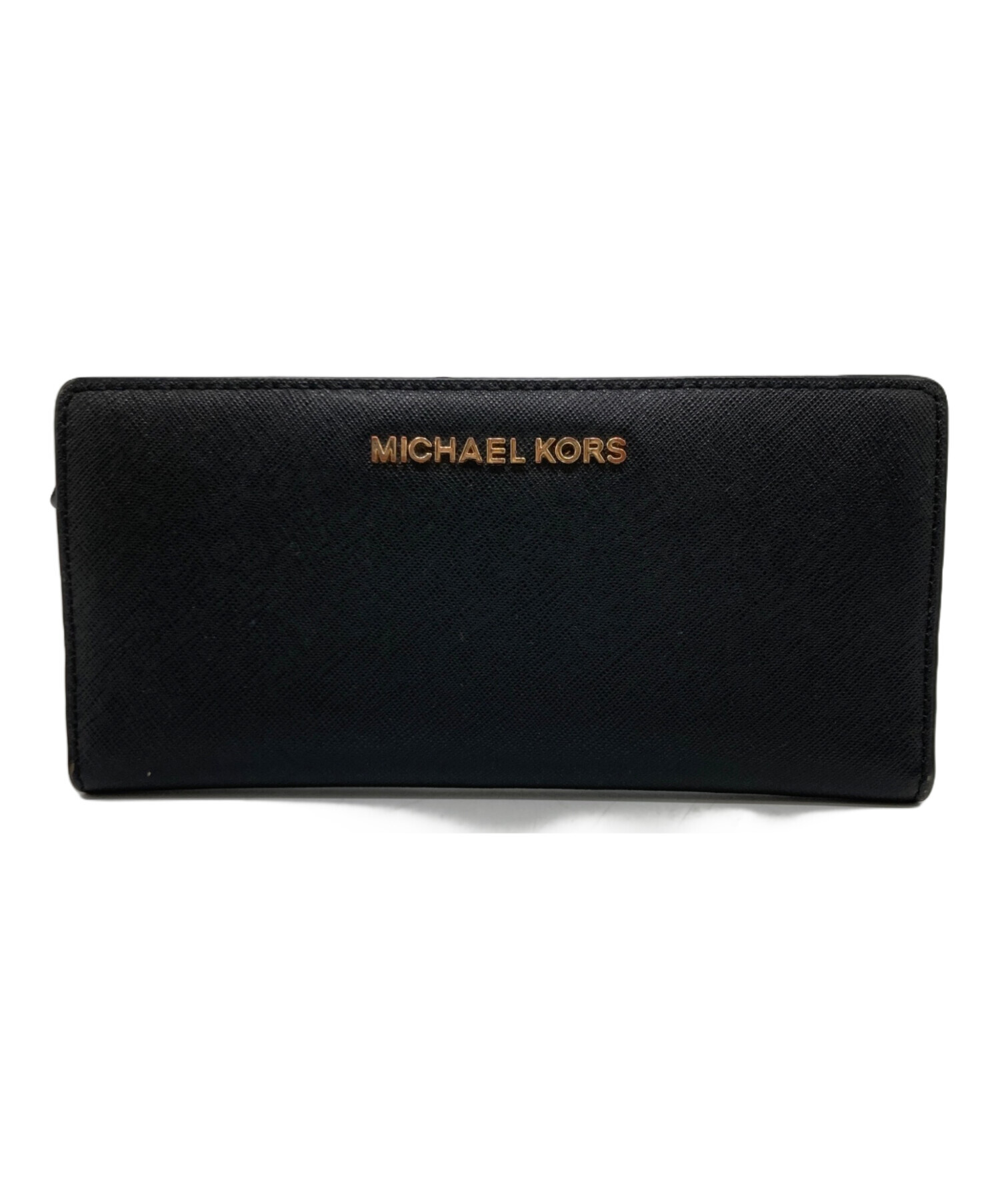 中古・古着通販】MICHAEL KORS (マイケル・コース) 長財布 ブラック 