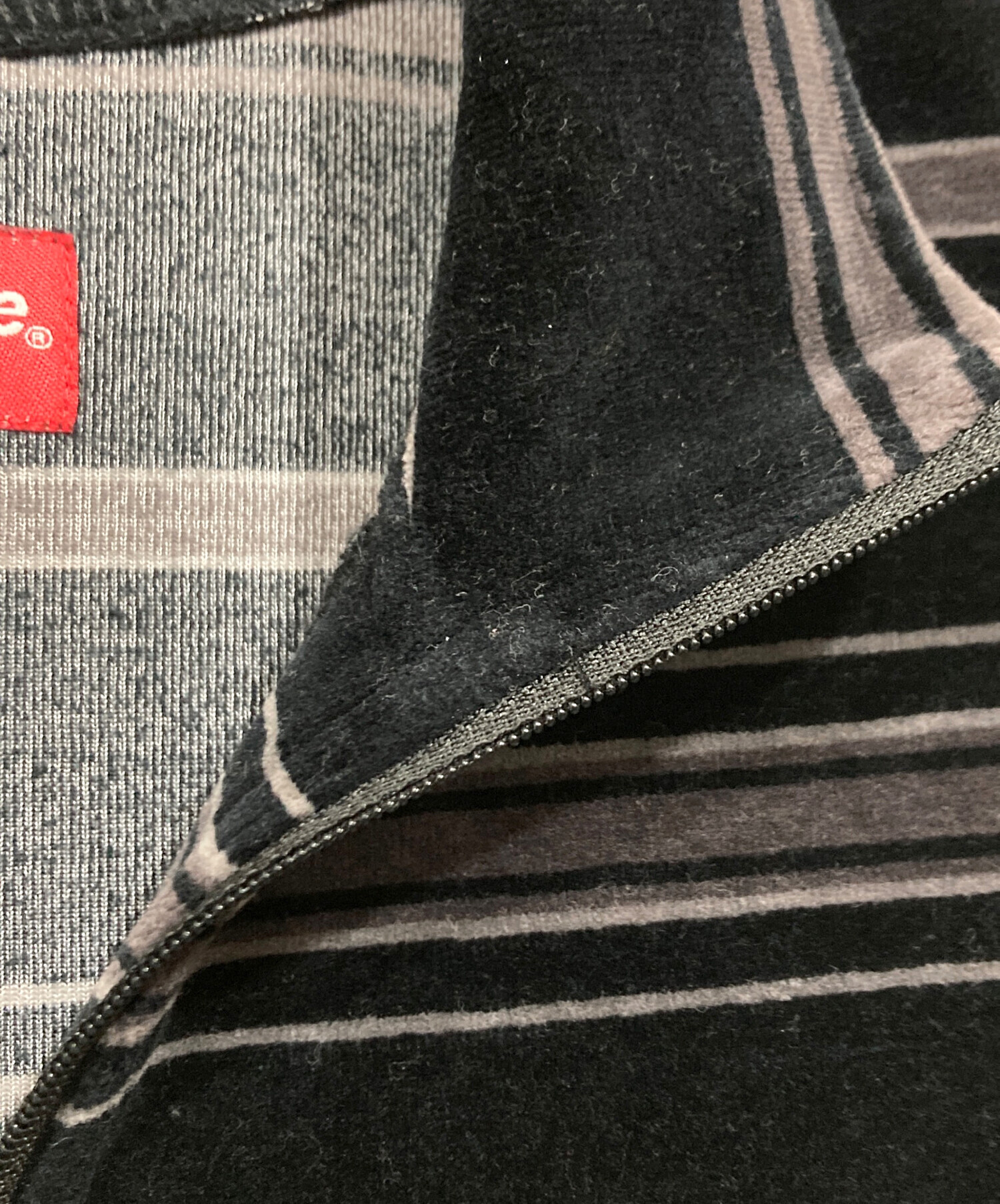 中古・古着通販】SUPREME (シュプリーム) ベロアハーフジッププル 