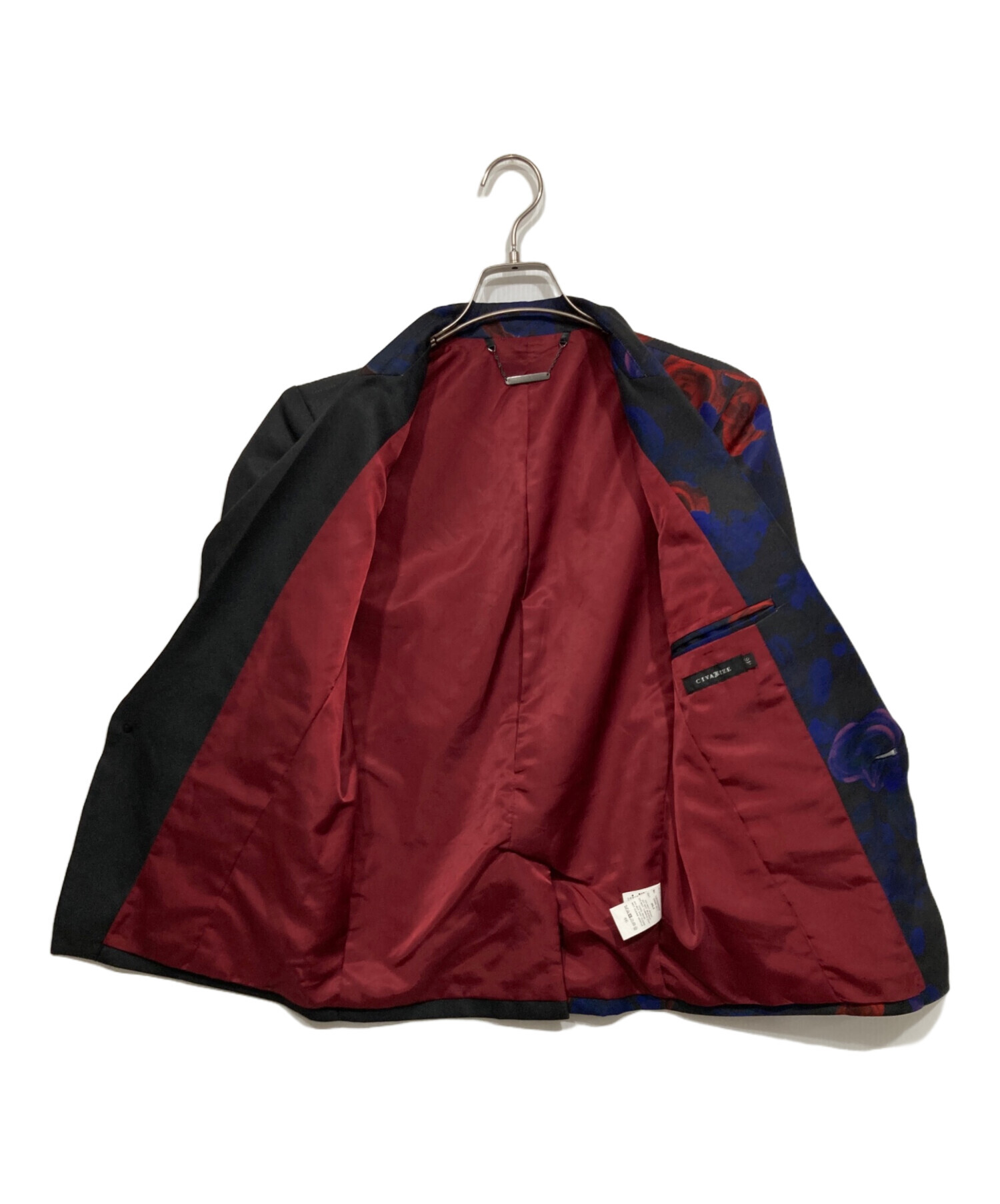中古・古着通販】CIVARIZE (シヴァーライズ) 7分袖花柄テーラード