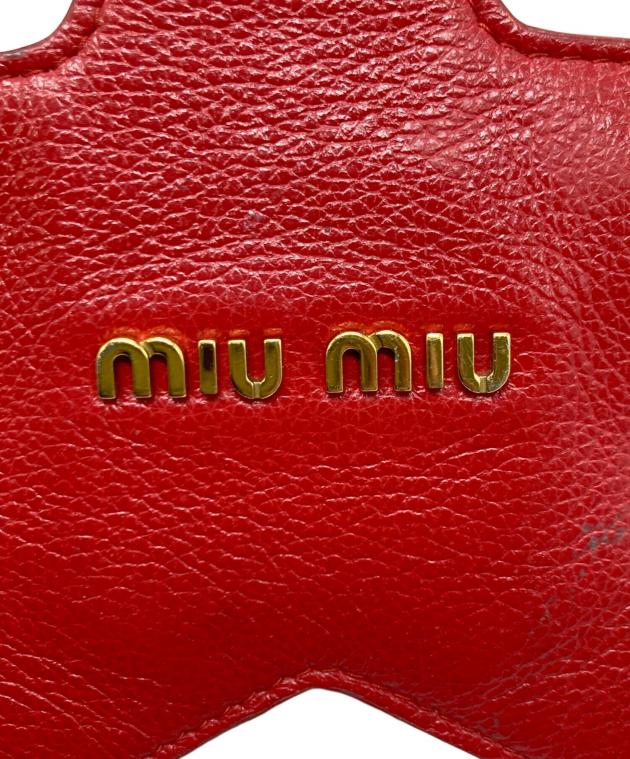 中古・古着通販】MIU MIU (ミュウミュウ) バッグチャーム レッド