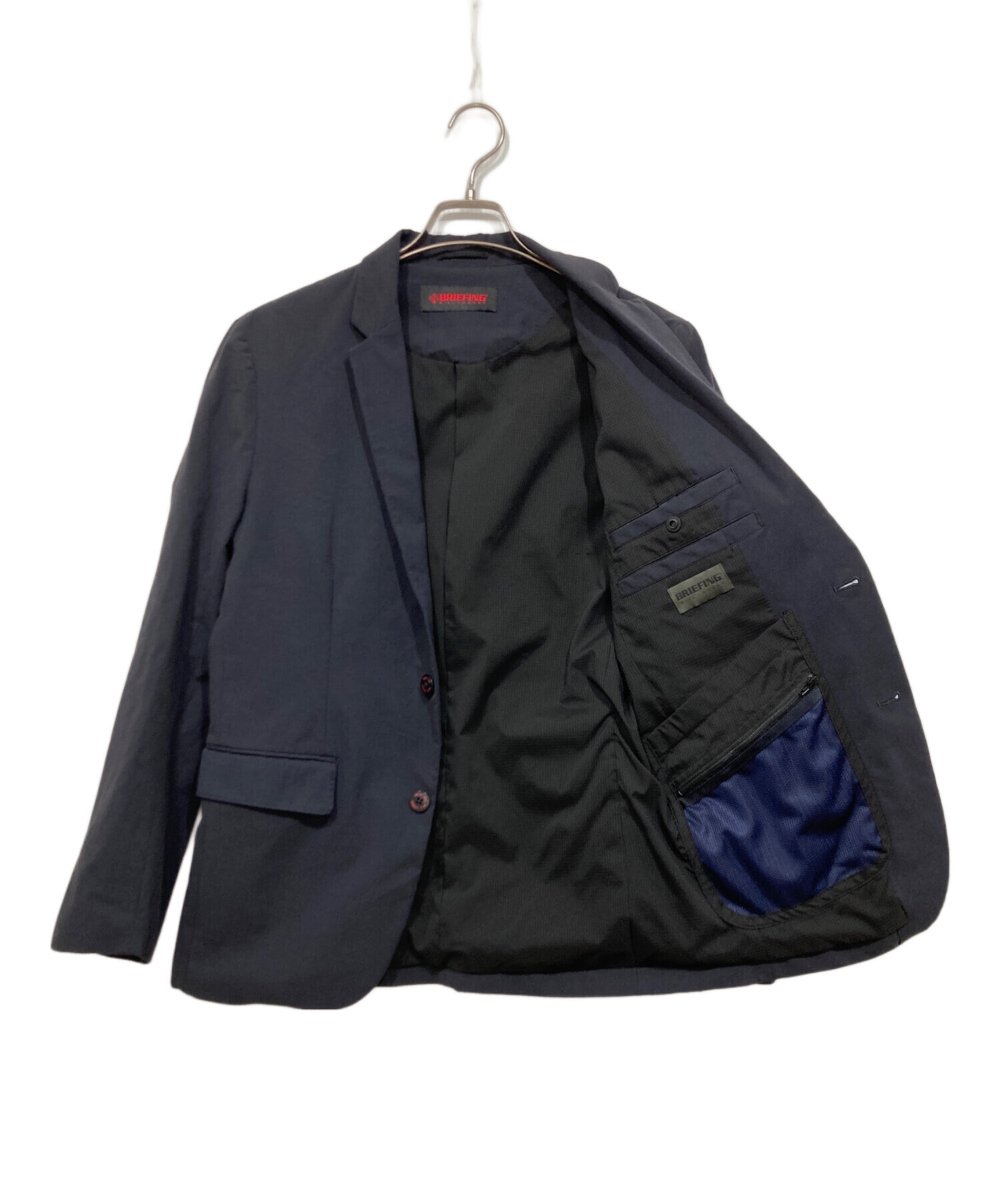 BRIEFING ネイビー ジャケット 中古・古着通販】BRIEFING (ブリーフィング) テーラードジャケット