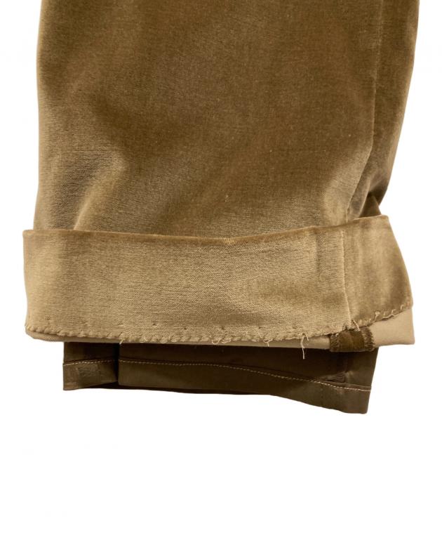 中古・古着通販】CELINE (セリーヌ) ベロアパンツ ブラウン サイズ:40