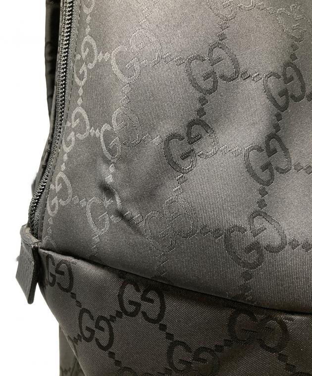 中古・古着通販】GUCCI (グッチ) リュック ブラック｜ブランド・古着