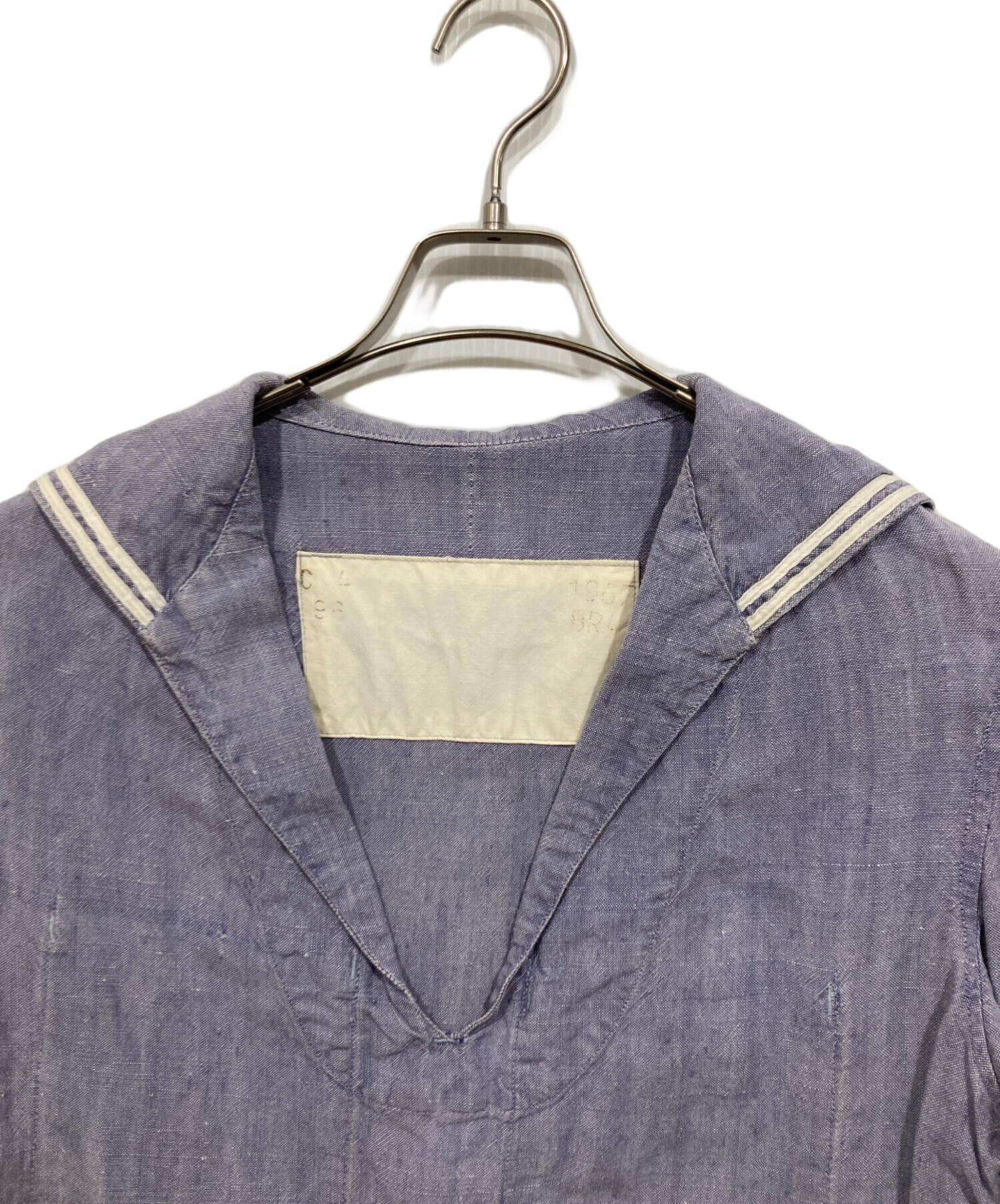 中古・古着通販】French Army (フランス軍) セーラーリネンシャツ 