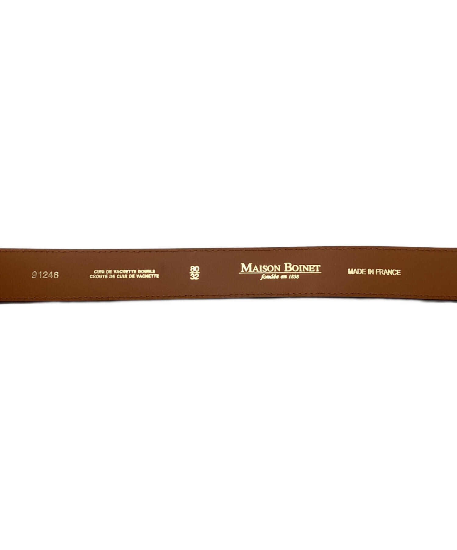 中古・古着通販】MAISON BOINET (メゾン ボワネ) スウェードベルト