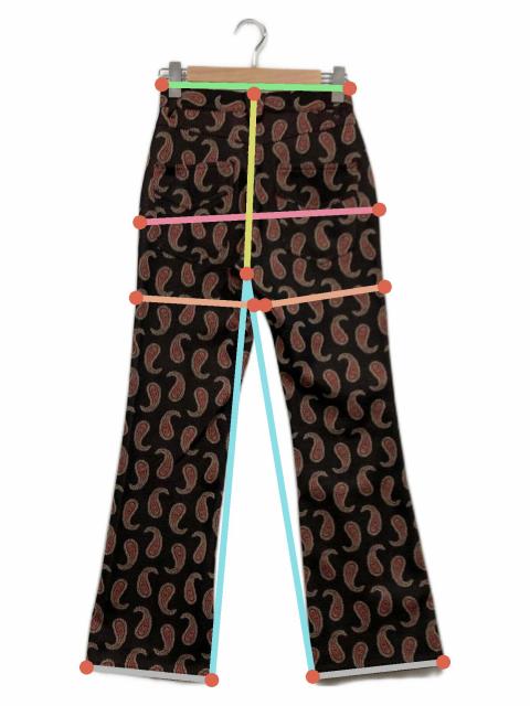 中古・古着通販】Needles (ニードルズ) ペイズリー柄トラックパンツ