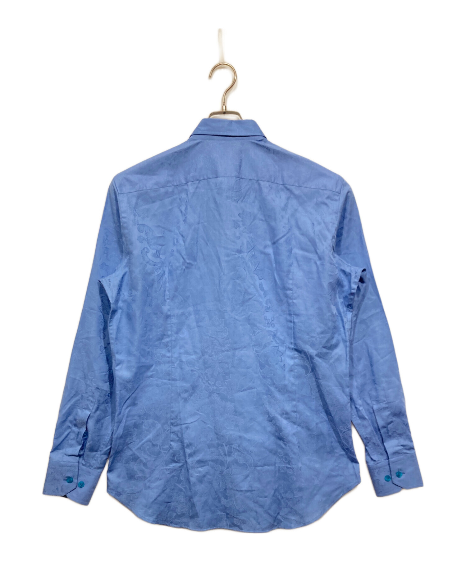 中古・古着通販】ETRO (エトロ) ペイズリー柄長袖シャツ ブルー サイズ 