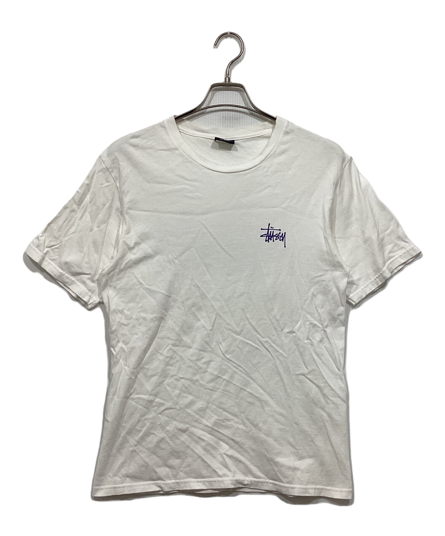 中古・古着通販】stussy (ステューシー) プリントTシャツ ホワイト 