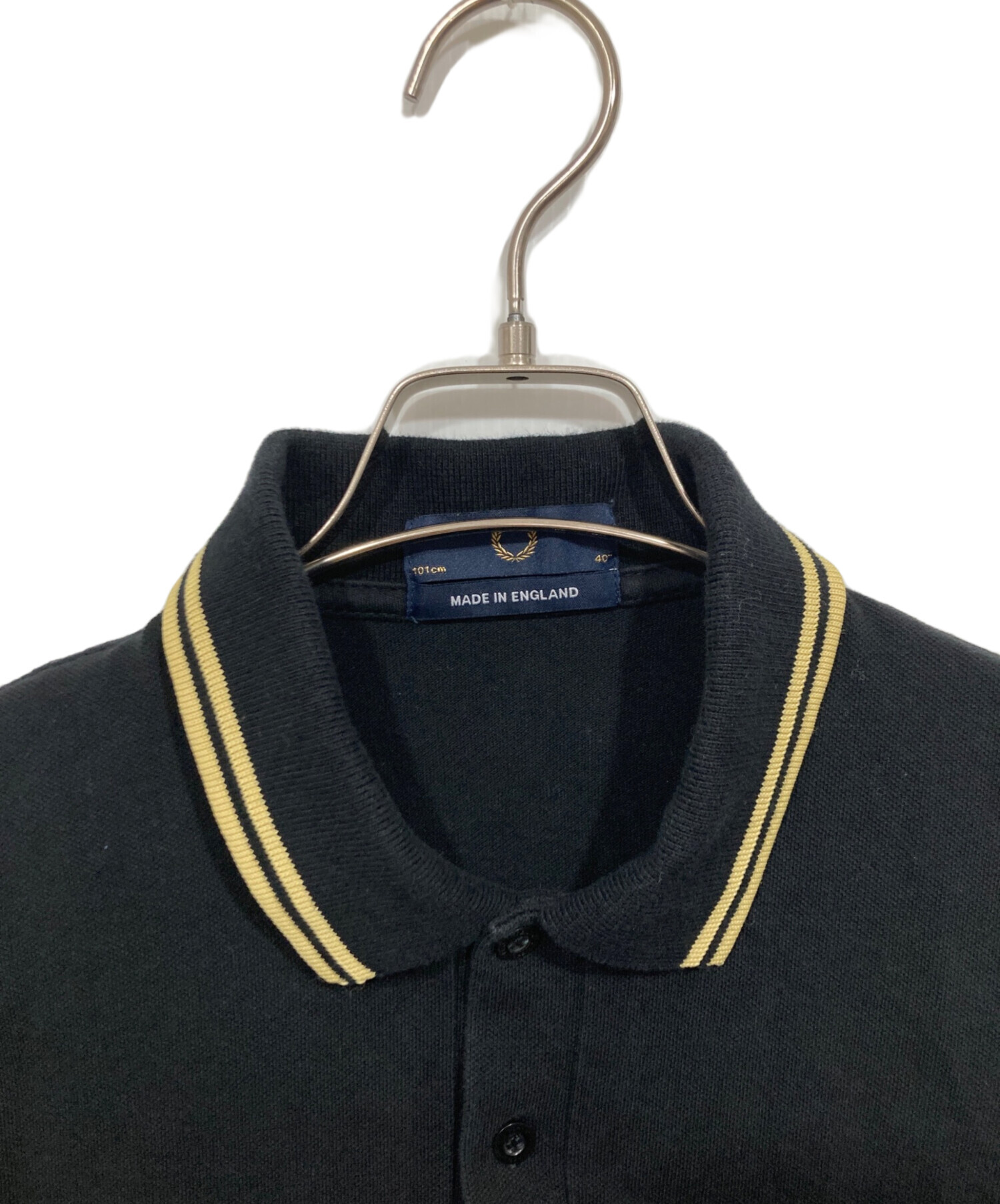 中古・古着通販】FRED PERRY (フレッドペリー) ポロシャツ ブラック