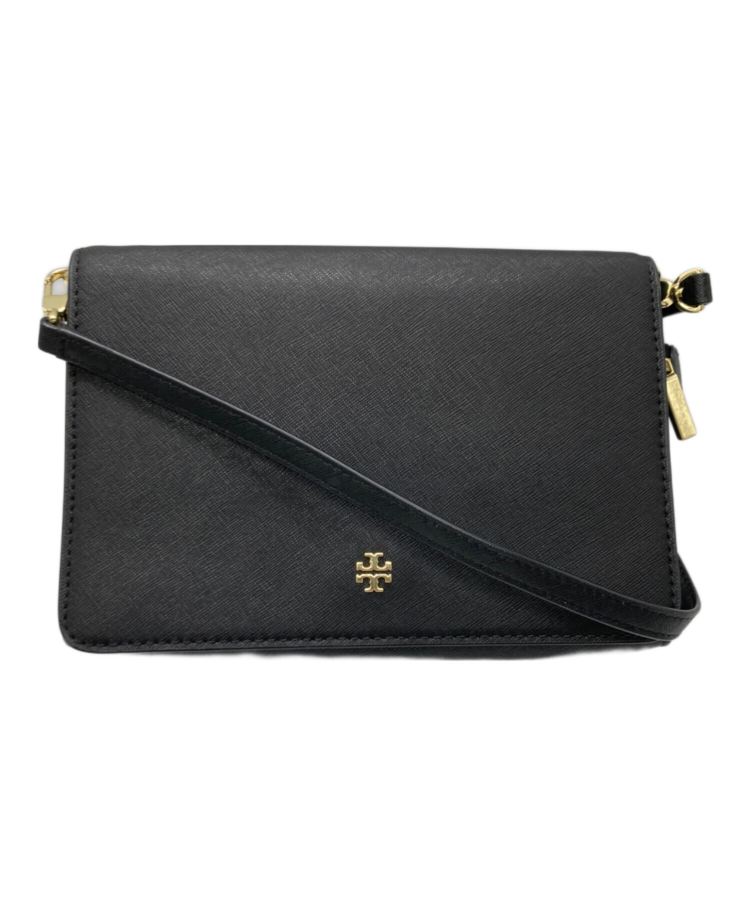TORY BURCH トリーバーチ ショルダーバッグ  黒 【古着】【中古】【送料無料】 中古・古着通販】TORY BURCH (トリーバーチ) ショルダーバッグ