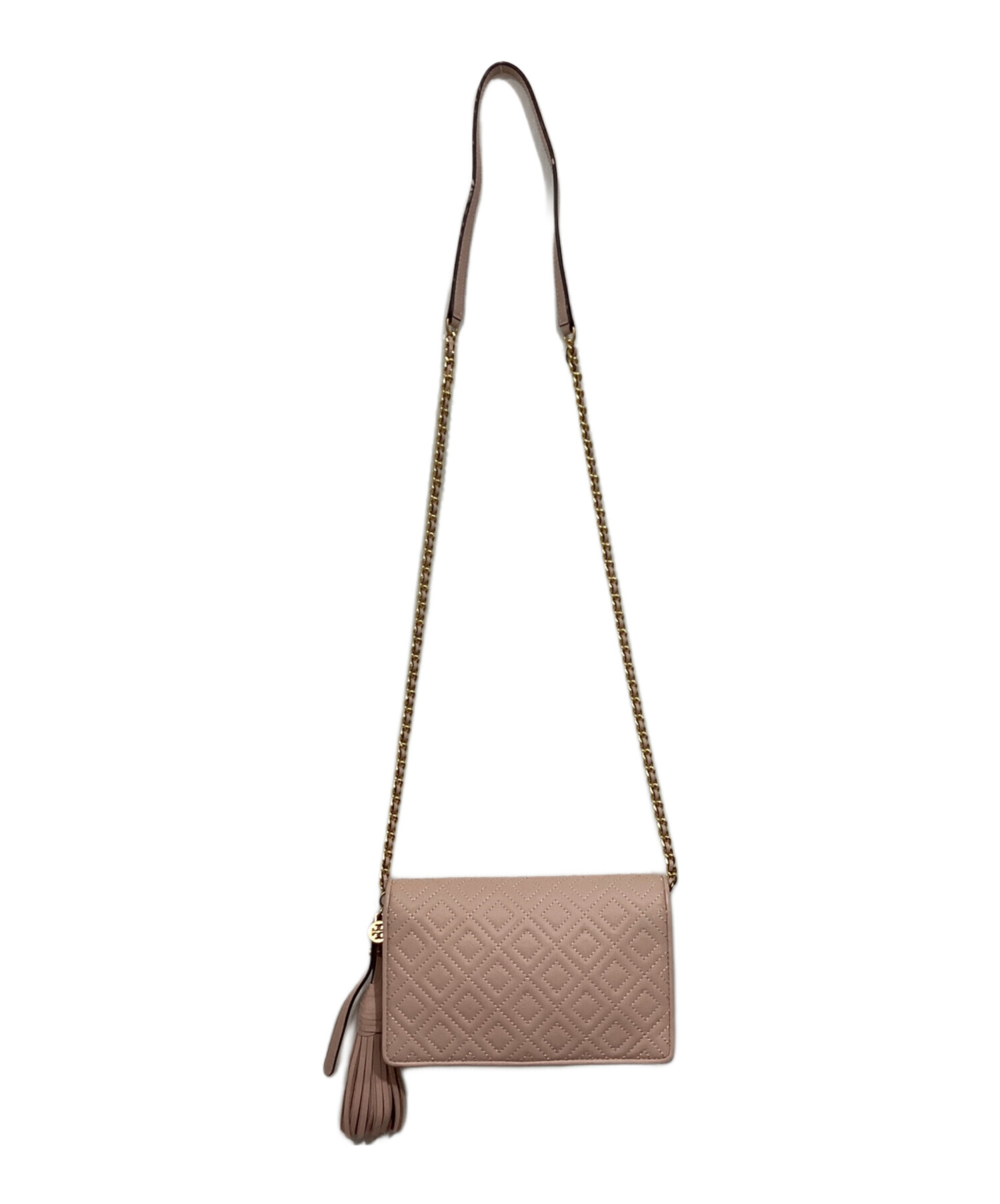 トリーバーチ キルティング フラット　サイズ8（24.5〜25） 中古・古着通販】TORY BURCH (トリーバーチ) キルティングショルダー