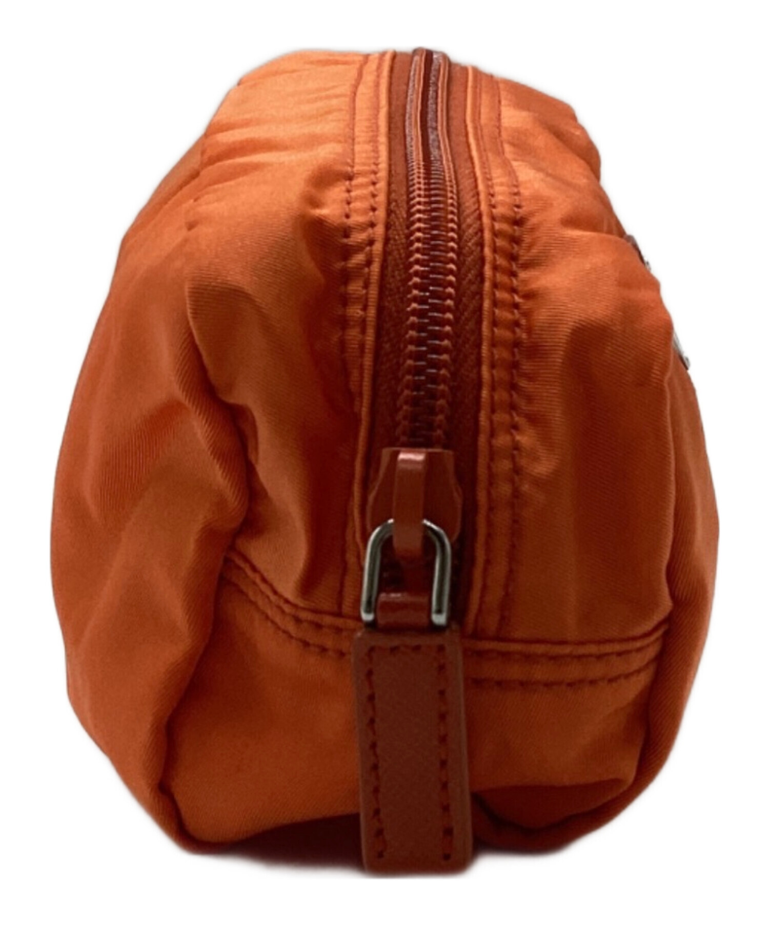 中古・古着通販】PRADA (プラダ) ナイロンポーチ オレンジ｜ブランド