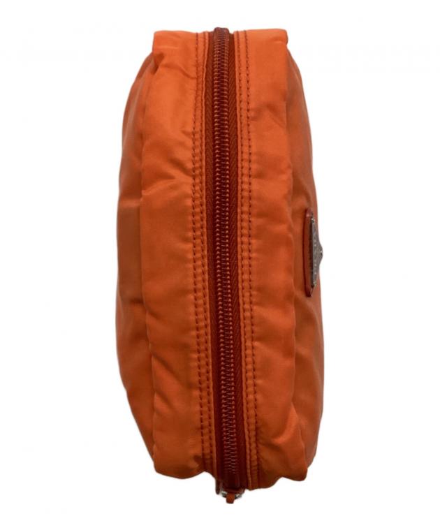 中古・古着通販】PRADA (プラダ) ナイロンポーチ オレンジ｜ブランド