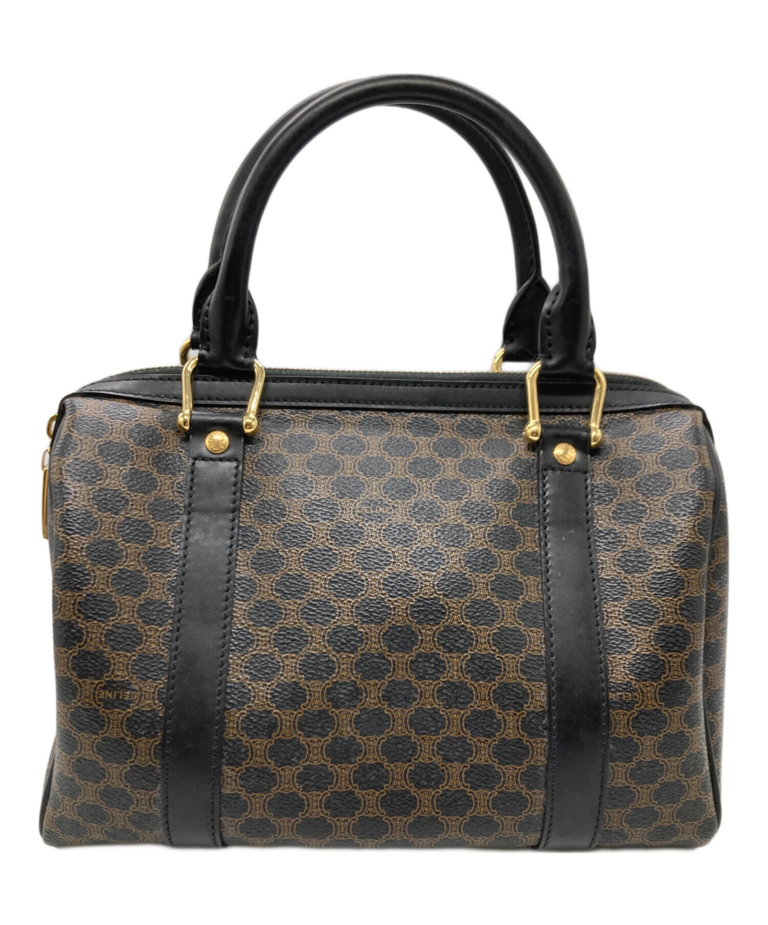 中古・古着通販】CELINE (セリーヌ) マカダム ミニボストン バッグ 