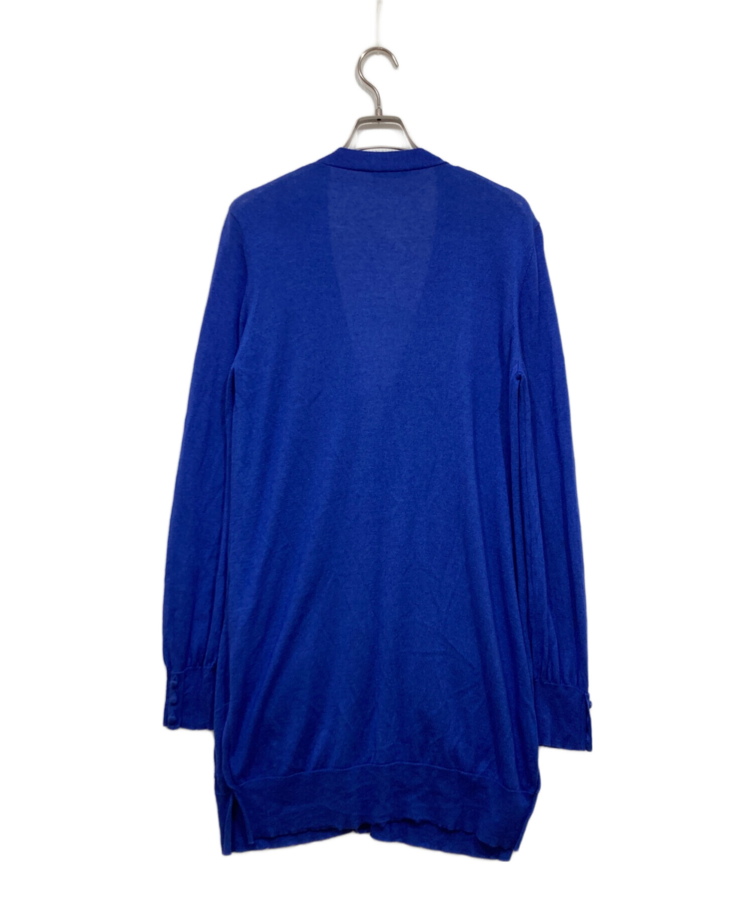 Max Mara グループiBlues Club ロングカーディガン　アルパカ混 アッズーロ] ピュア ウール ロング カーディガン, ultramarine | Max Mara