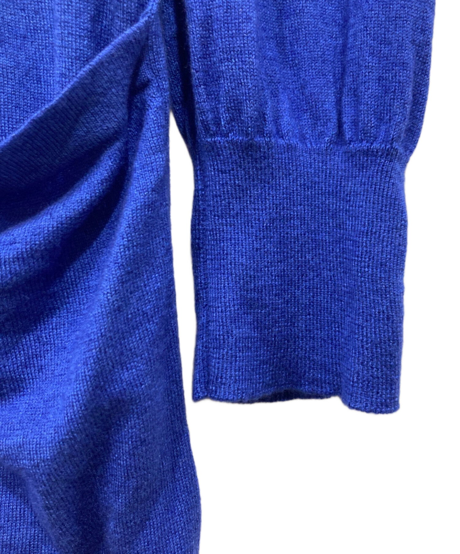 美品　マックスマーラ シルク カーディガン オールシーズン 青系　S 中古・古着通販】MaxMara (マックスマーラ) シルクカシミアロング