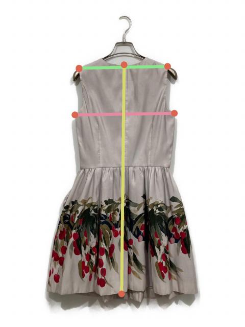 RED VALENTINO アンカー柄 ノースリーブワンピース 42定価12万円 中古・古着通販】RED VALENTINO (レッドヴァレンティノ) ノースリーブ