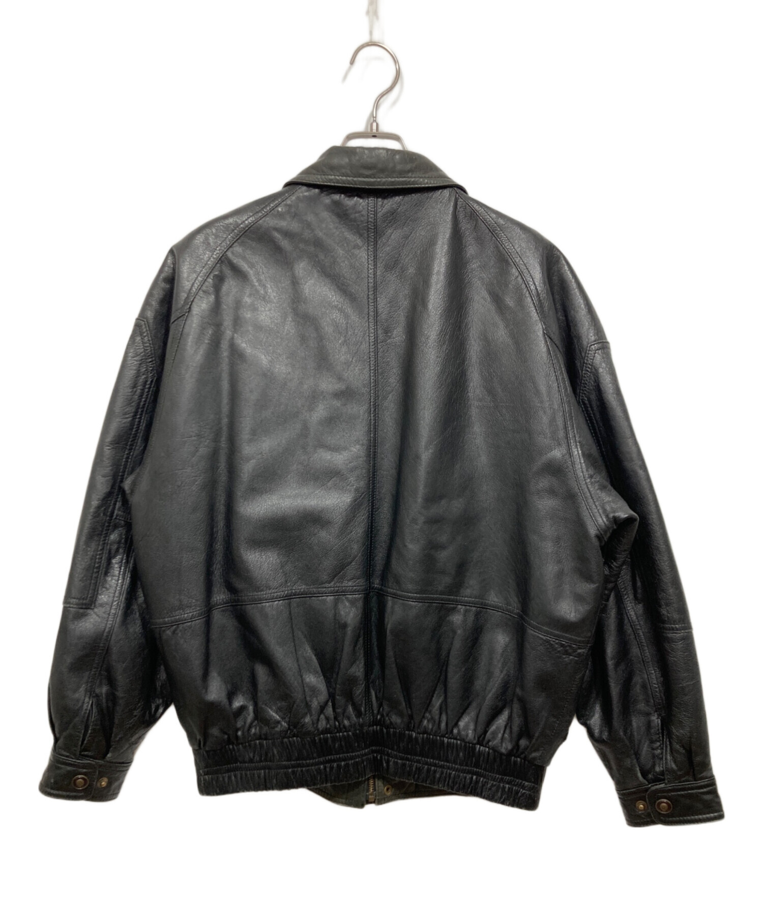 中古・古着通販】NO BRAND (ノーブランド) レザーボンバージャケット 