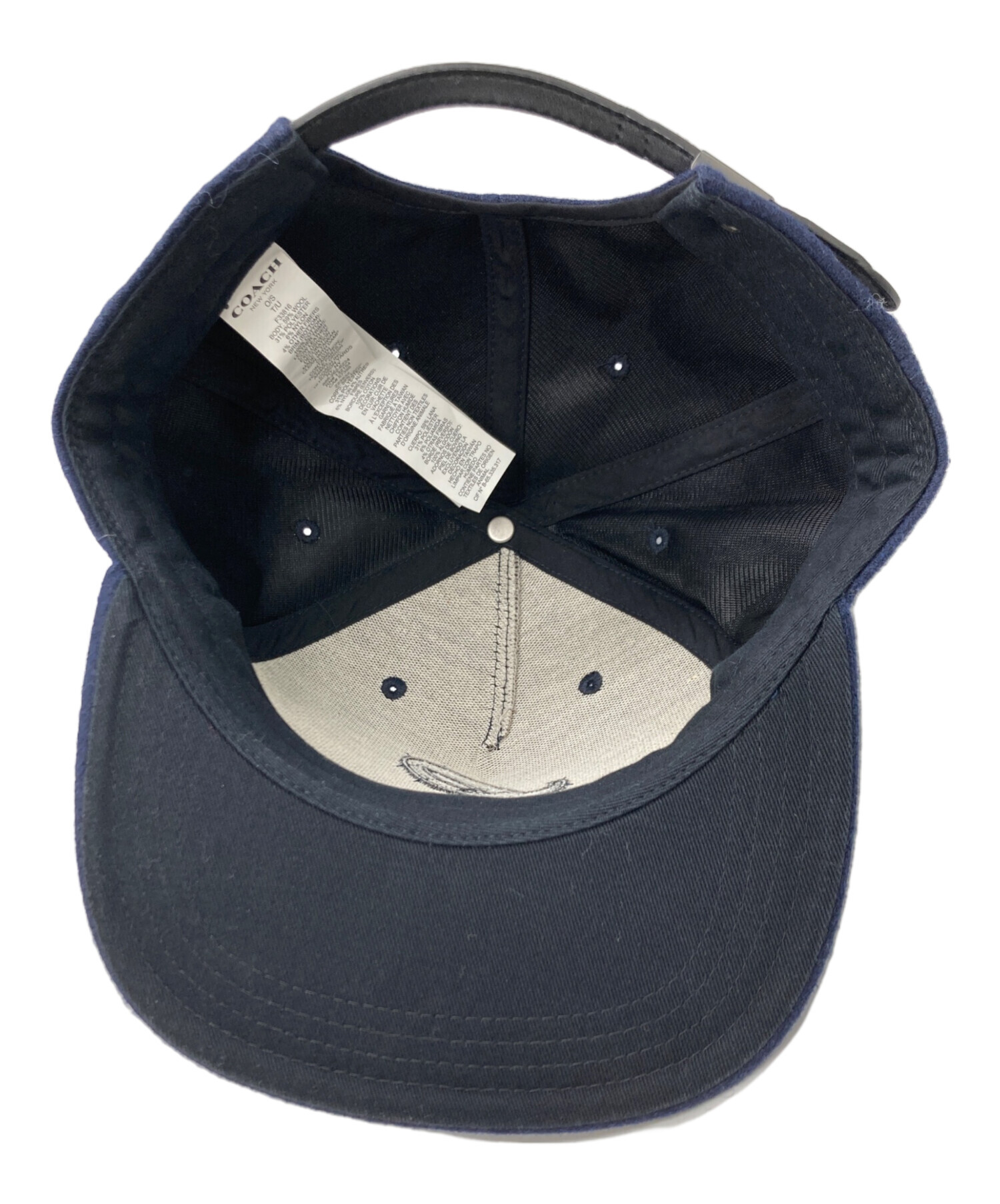 中古・古着通販】COACH (コーチ) キャップ ネイビー｜ブランド・古着