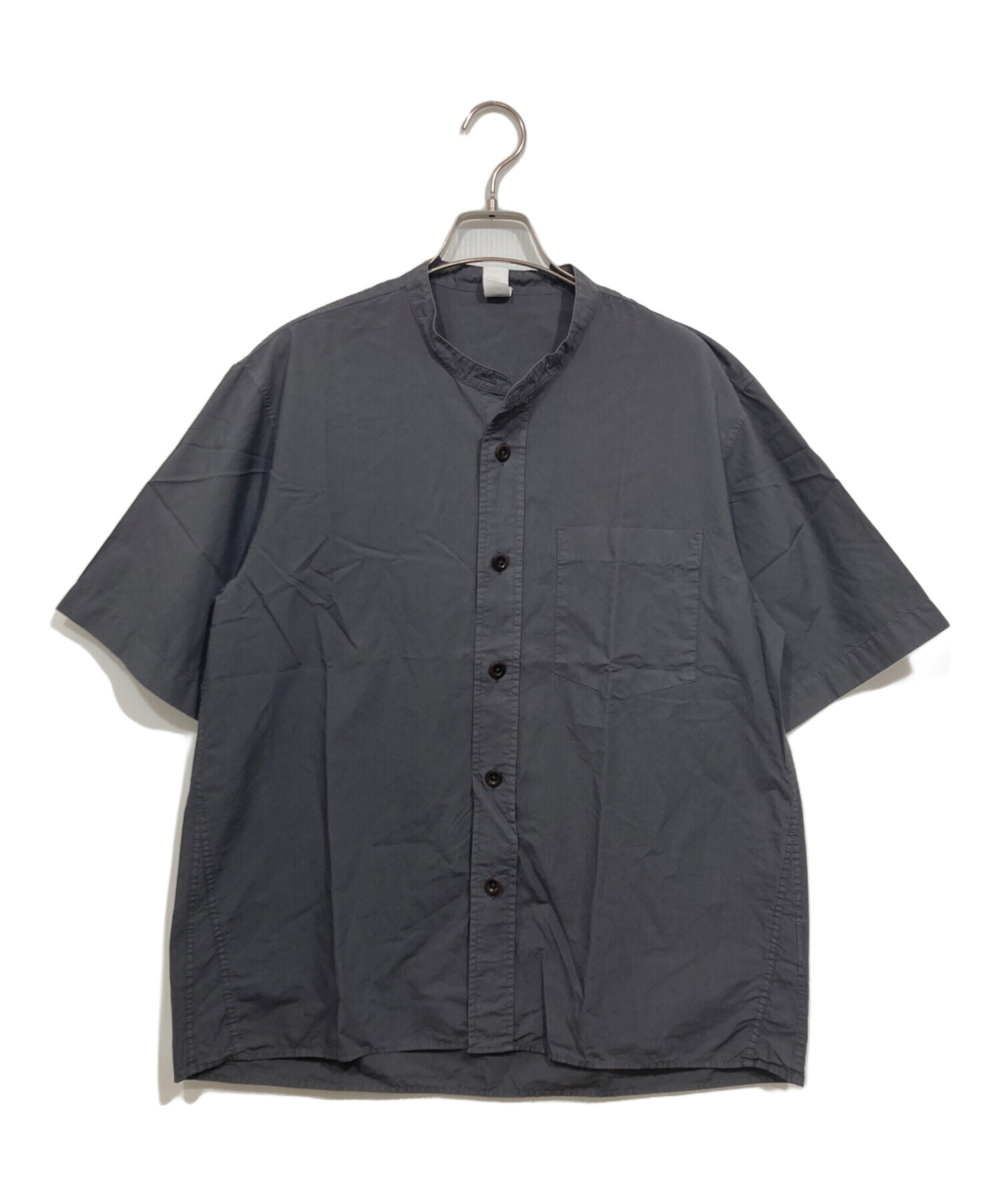 【美品】MHL. リネンブレンド 半袖シャツ サイズⅢ グレー MARGARET HOWELL - 【美品】MHL. リネンブレンド 半袖シャツ サイズⅢ