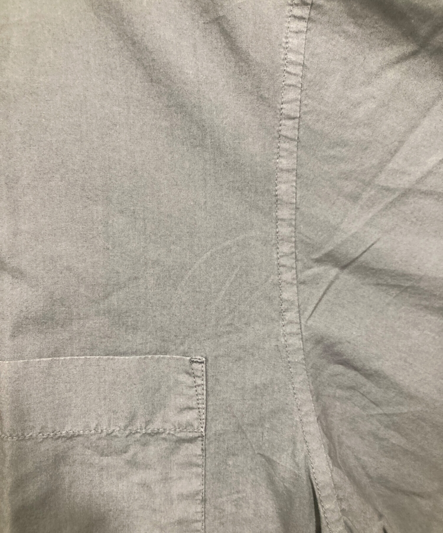 中古・古着通販】MHL (エムエイチエル) 半袖コットンリネンシャツ