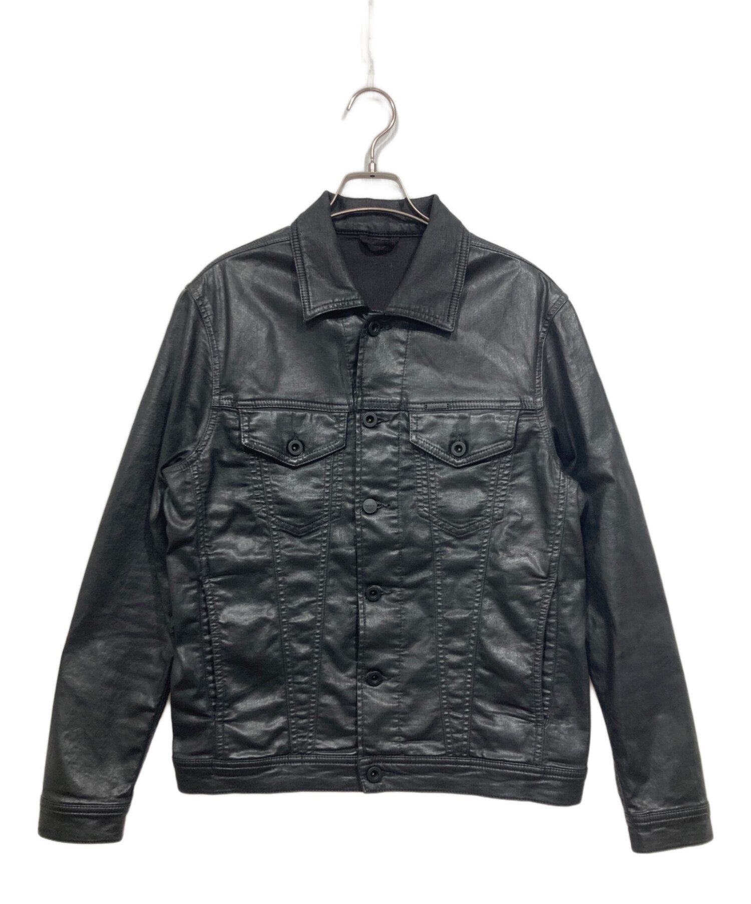 DIESEL コーティングデニムジャケット 中古・古着通販】DIESEL (ディーゼル) コーティングデニムジャケット