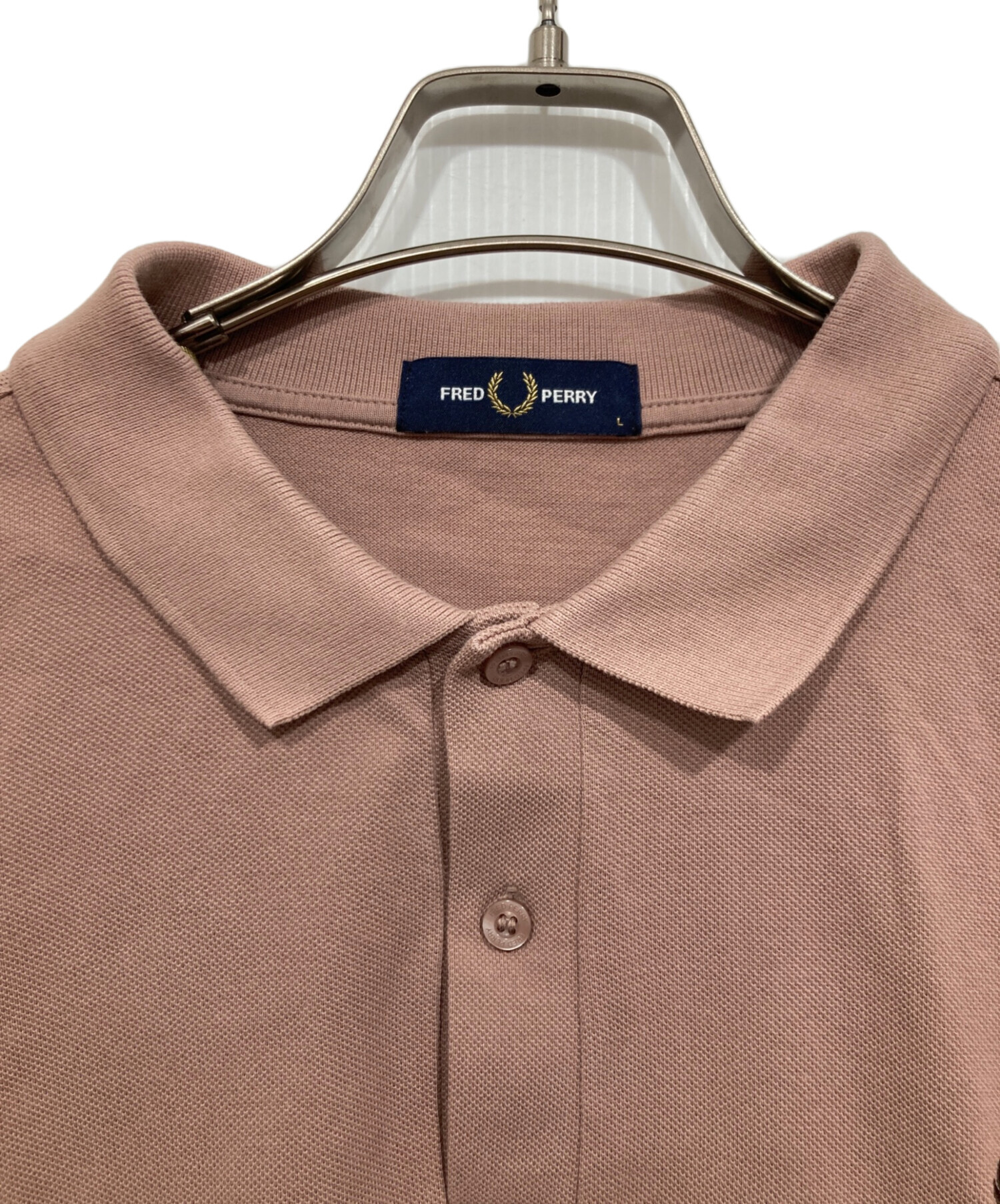 中古・古着通販】FRED PERRY (フレッドペリー) ポロシャツ ベージュ