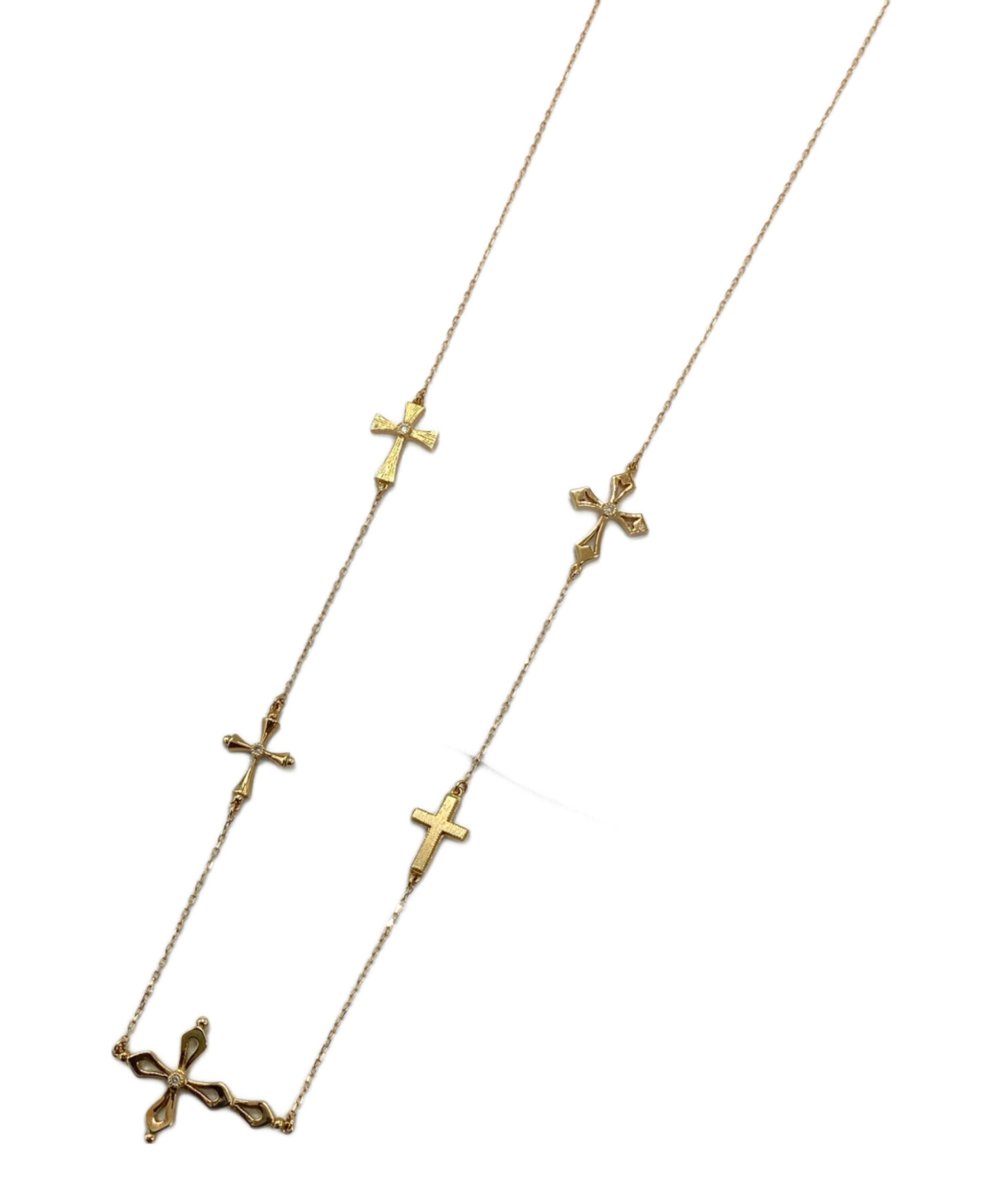 中古・古着通販】AHKAH (アーカー) クロスモチーフネックレス