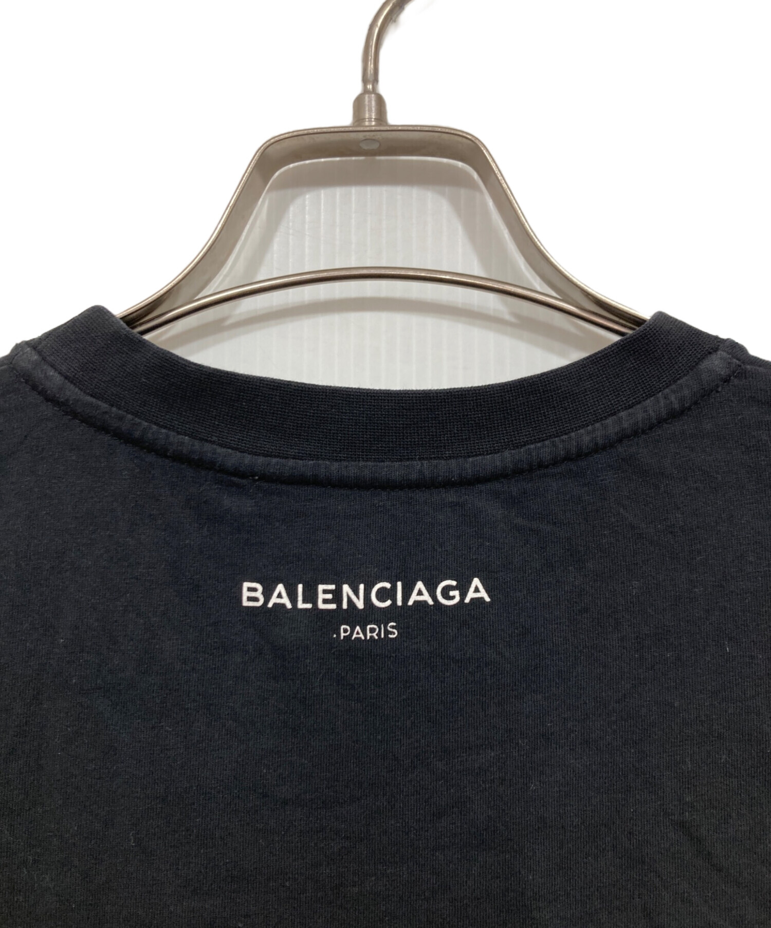 中古・古着通販】BALENCIAGA (バレンシアガ) バッグロゴプリントT
