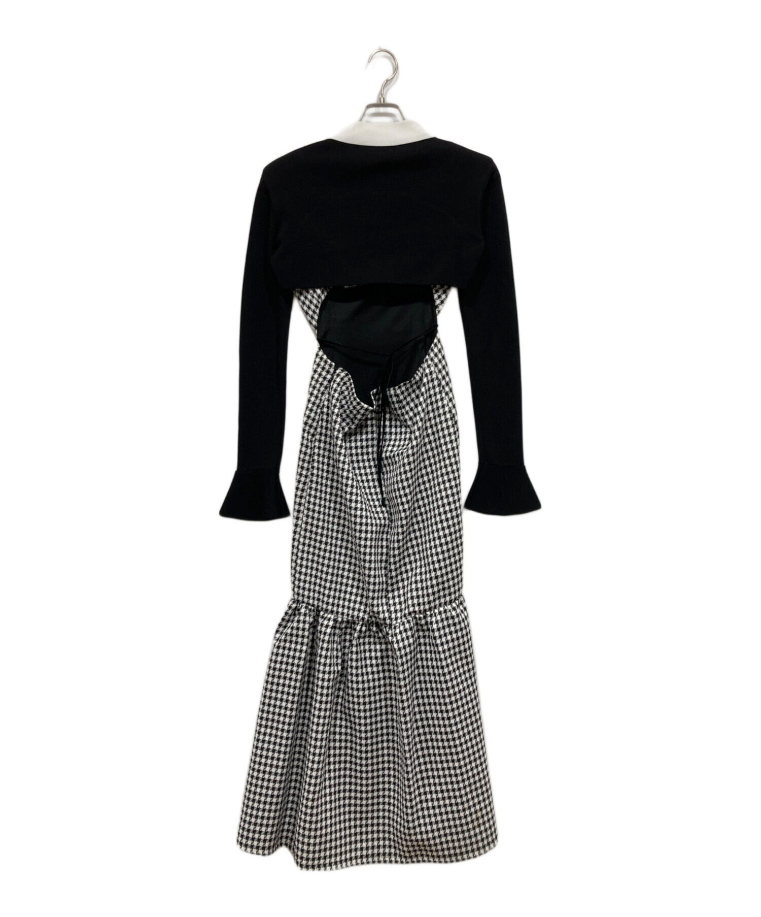 中古・古着通販】Randy (ランディー) Back open houndstooth ensemble