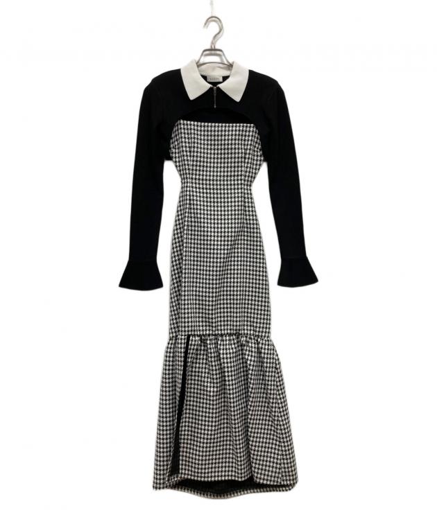 Randy Houndstooth ensamble Mサイズ 中古・古着通販】Randy (ランディー) Back open houndstooth ensemble