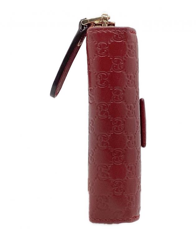 中古・古着通販】GUCCI (グッチ) マイクログッチシマ 2つ折り財布
