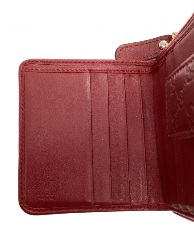 GUCCI グッチ/マイクログッチシマ二つ折り財布/510318/496***/ABランク/94【中古】 グッチシマ グッチ 財布 GUCCI 二つ折り財布 メンズ マイクロ