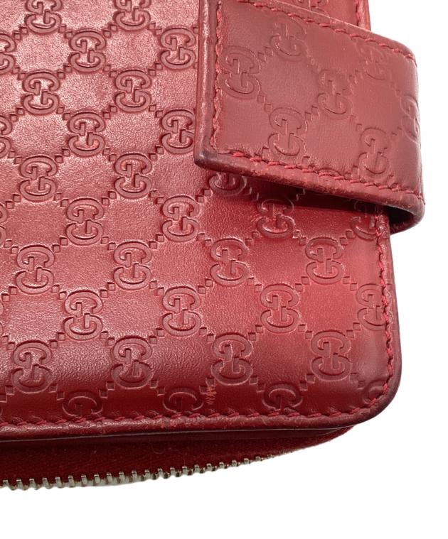 GUCCI マイクロシマ二つ折り グッチシマ グッチ 財布 GUCCI 二つ折り財布 レディース メンズ