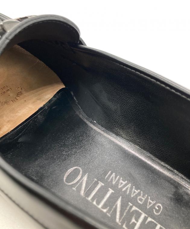 中古・古着通販】VALENTINO (ヴァレンティノ) Vロゴチェーンローファー
