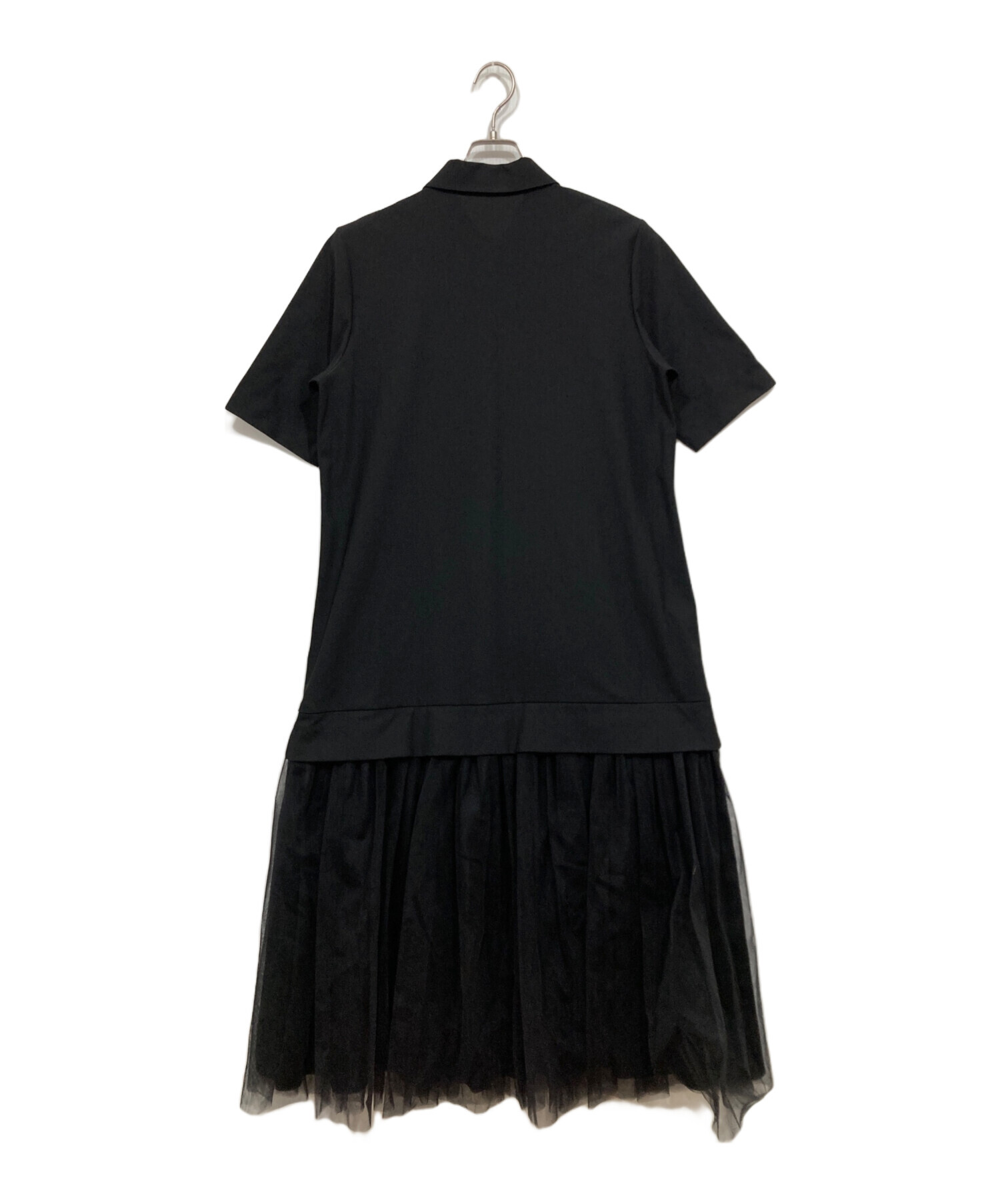 完売品 ADORE アドーア メモリートリコットワンピース ブラック 中古・古着通販】ADORE (アドーア) メモリートリコットワンピース