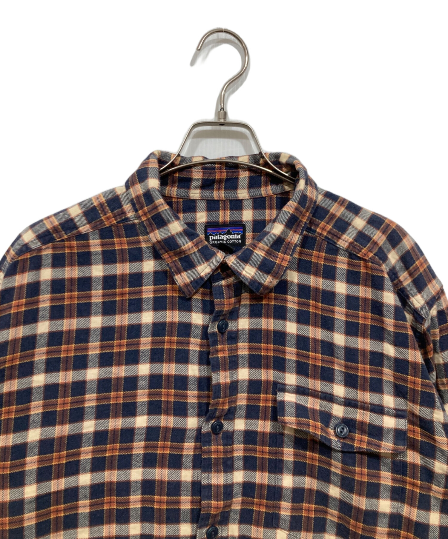 中古・古着通販】Patagonia (パタゴニア) チェックシャツ ネイビー