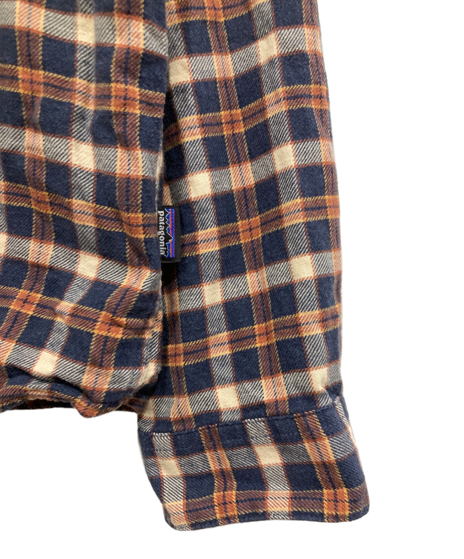中古・古着通販】Patagonia (パタゴニア) チェックシャツ ネイビー