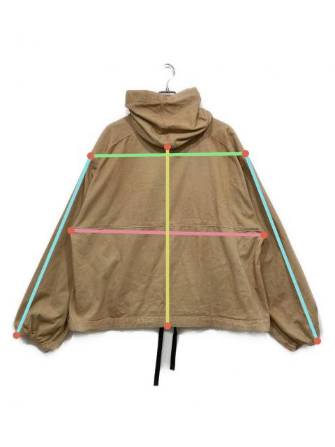 中古・古着通販】ANCELLM (アンセルム) DRILL HOODIE JACKET ベージュ