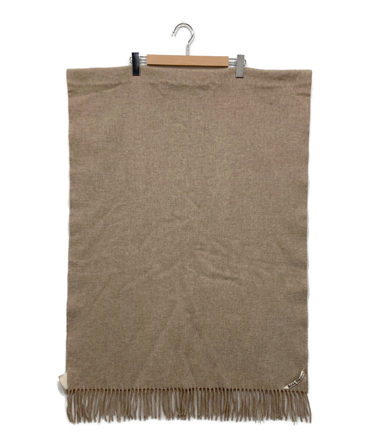 Acne Studios マフラー　ベージュ 中古・古着通販】ACNE STUDIOS (アクネ ストゥディオズ) ウール
