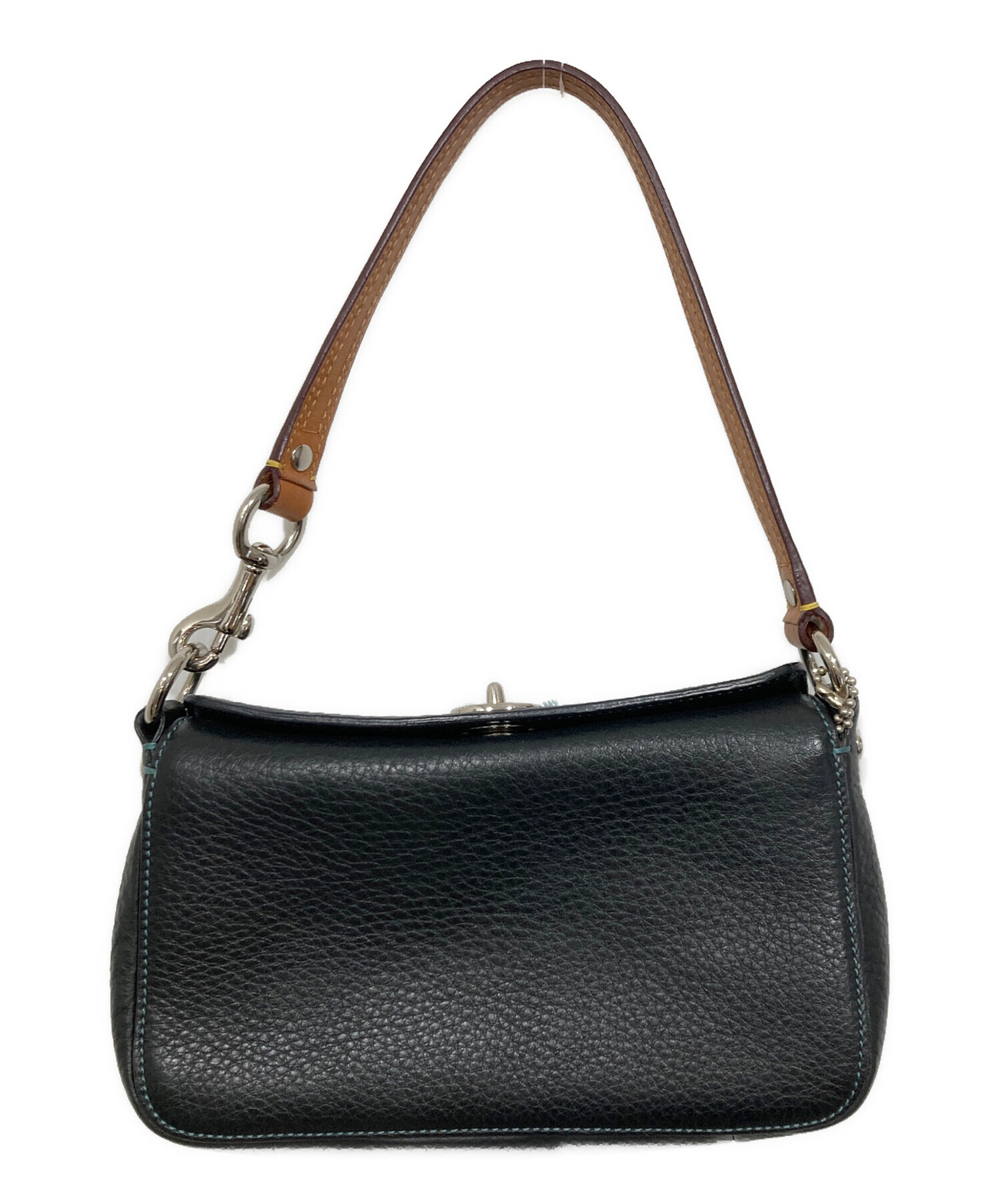 COACH コーチ ワンショルダーバッグ キャンバス F13975 ターンロック 中古・古着通販】COACH (コーチ) チェルシーターンロックホーボーワン