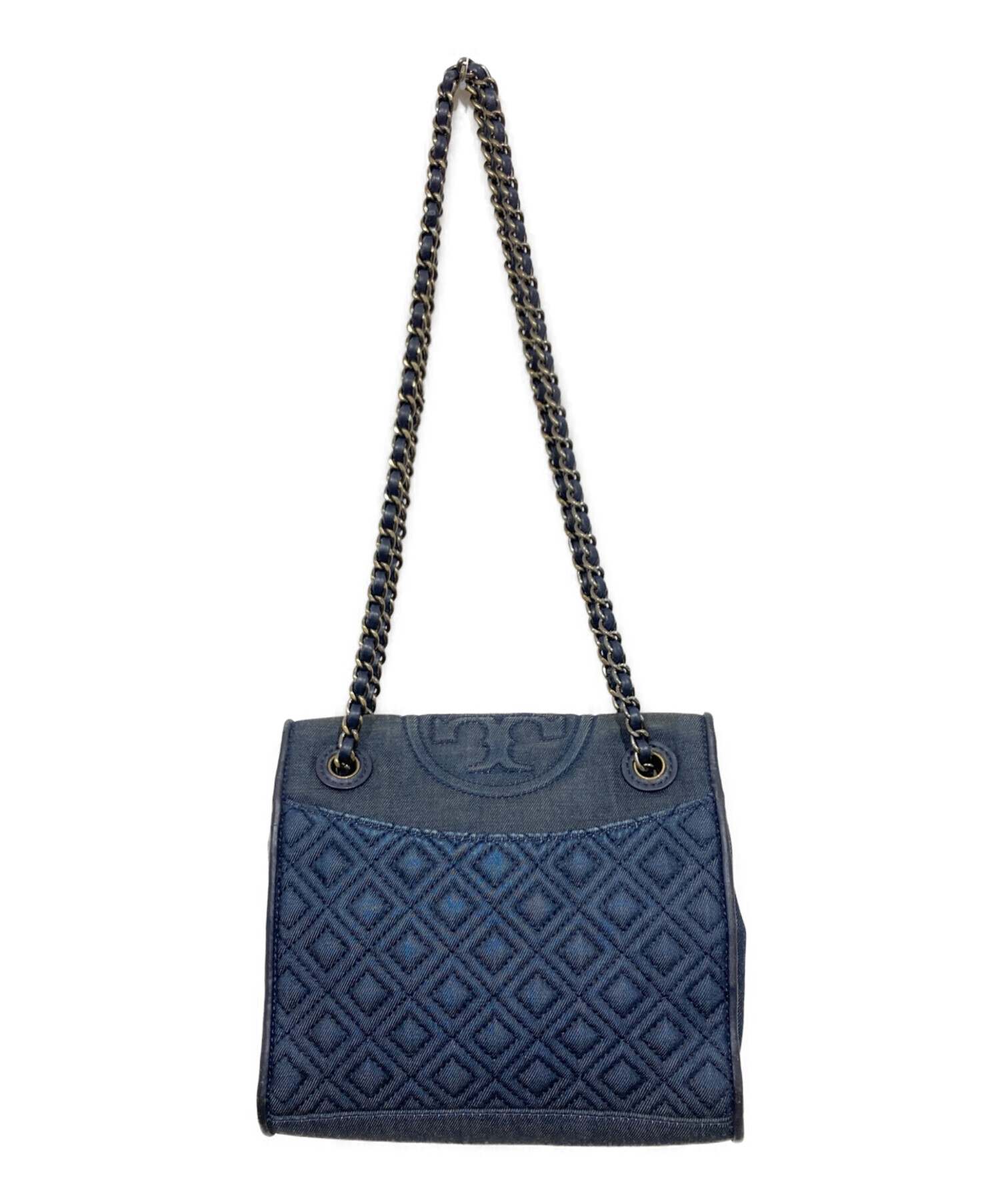 【TORY BURCH】【新品未使用】 トリーバーチ ショルダーバッグ 中古・古着通販】TORY BURCH (トリーバーチ) デニムチェーンショルダー